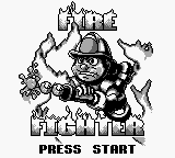 Fire Fighter (Europe) Title Screen